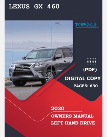 2020 lexus gx 460 owners manual